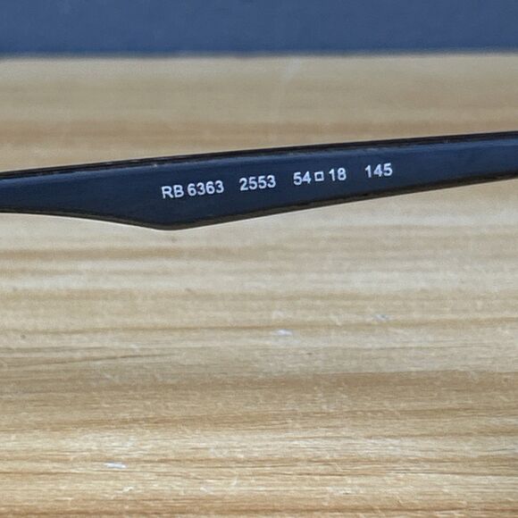 Ray-Ban RB6363 2553 Eyeglasses Gray Gunmetal FRAMES Only 54-18-145